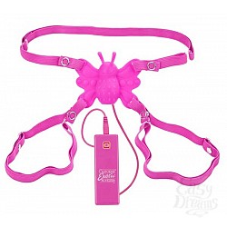 Розовая вибро-бабочка BUTTERFLY LOVER  Розовая вибро-бабочка BUTTERFLY LOVER