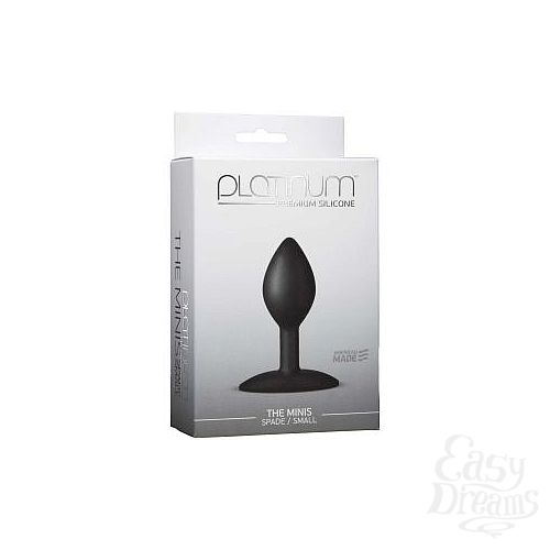 ���������� 2  �������� ������ Platinum Premium Silicone - The Mini s Spade Small - Black S ������