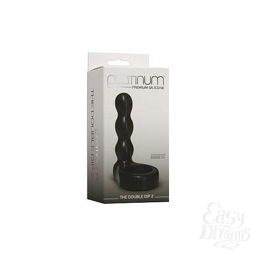  2       Platinum Premium Silicone - The Double Dip 2 - Black 
