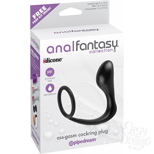  1:    ASS-GASM COCKRING PLUG     