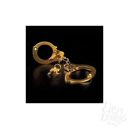  1:    Fetish Fantasy Gold Metal Cuffs