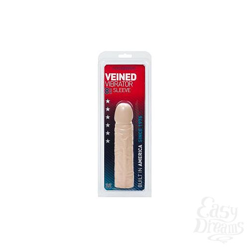  2    Veined Vibrator Sleeve - 20 .