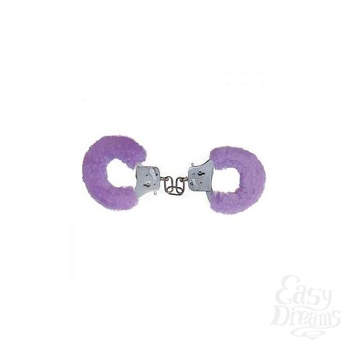  2    FURRY FUN CUFFS PURPLE PLUSH