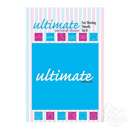  1:       Fun Shaving Stencils - Set B