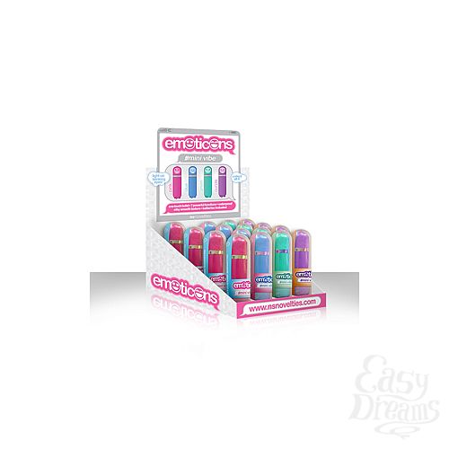  1:  - Emoticons Mini Vibe Bullet (16 ct. Display)  *16