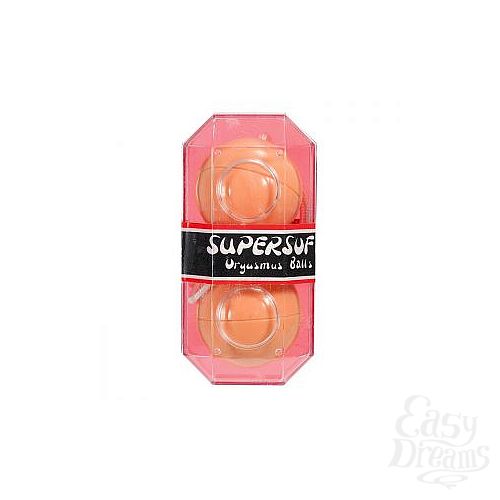 Фотография 2:  Телесные вагинальные шарики в пластиковой коробочке Фотография 2  Телесные вагинальные шарики в пластиковой коробочке