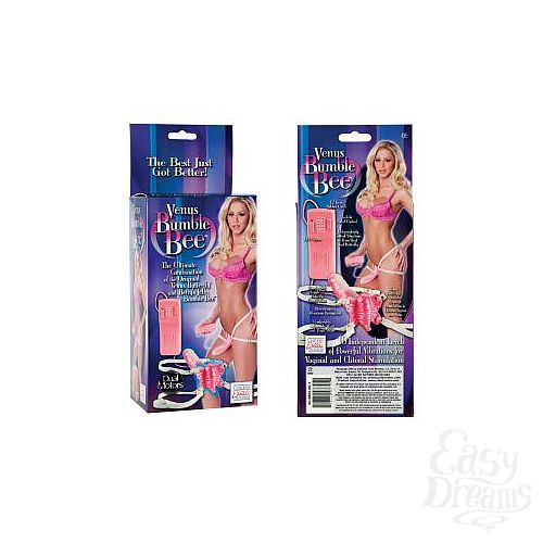 Фотография 2:  Страпон с клиторальной бабочкой Bumble-Bee Фотография 2  Страпон с клиторальной бабочкой Bumble-Bee