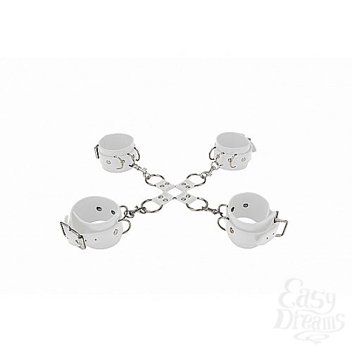  2     Hand And Legcuffs White SH-OU050WHT