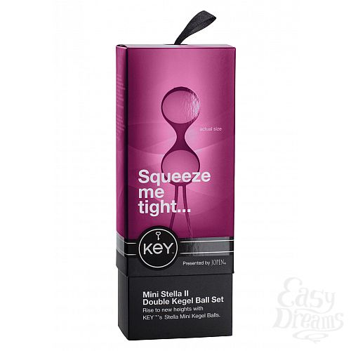  2    MINI STELLA II KEGEL BALLS PINK 8019-00BXSE