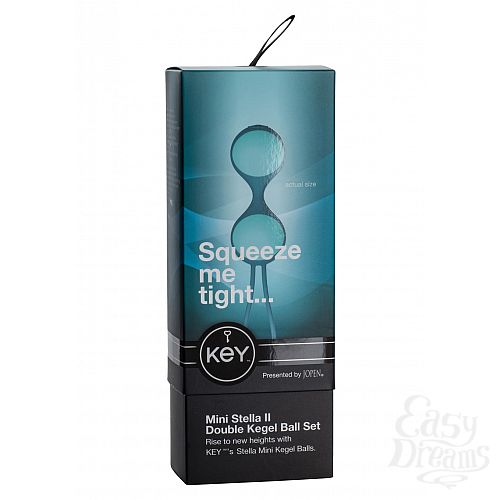  2    MINI STELLA II KEGEL BALLS BLUE 8019-05BXSE