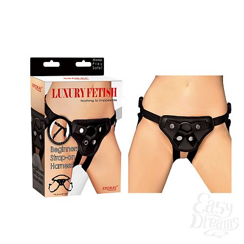  1:      Beginers Strap On Harness Black  EK-4200-06-BLK