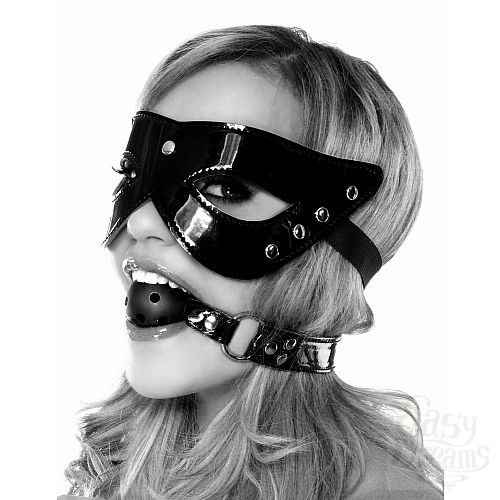  2   Masquerade Mask & Ball Gag     
