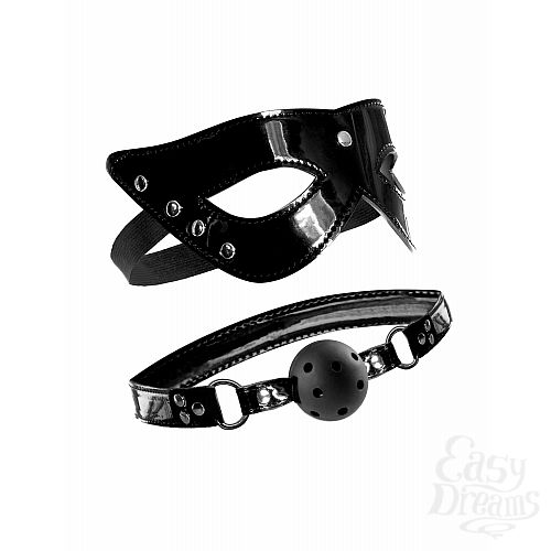  4   Masquerade Mask & Ball Gag     