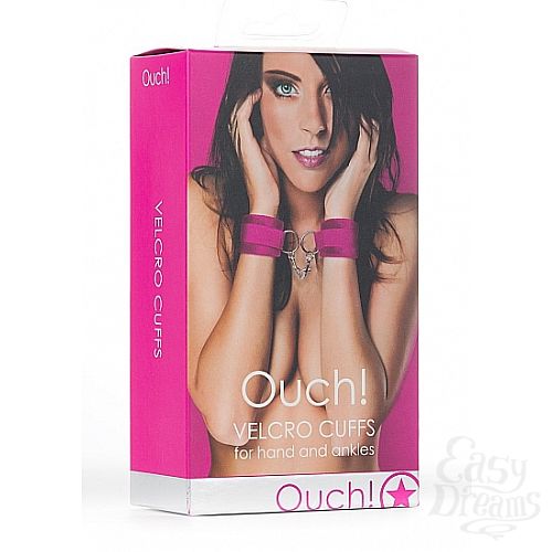  2   Velcro Cuffs Pink SH-OU051PNK