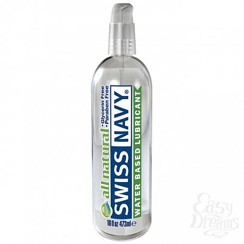  1:    All Natural Swiss Navy - 474 .