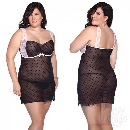 Фотография 1:  Полька-дот приталенная Фотография 1:  Полька-дот приталенная