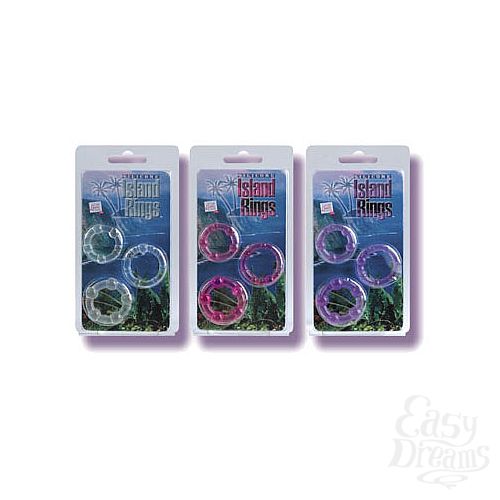 Фотография 1:  Набор из 3-х эрекционных колец различного диаметра Фотография 1:  Набор из 3-х эрекционных колец различного диаметра