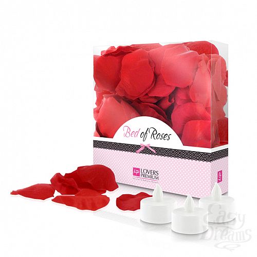  2    Lovers Premium Bed of Roses Red