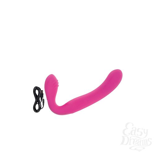  2      ReCNargeable Silicone Love Rider Strapless Strap-On
