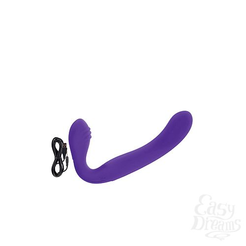  2      ReCNargeable Silicone Love Rider Strapless Strap-On