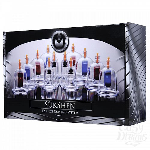  3    12   Sukshen 12 Piece Cupping Set