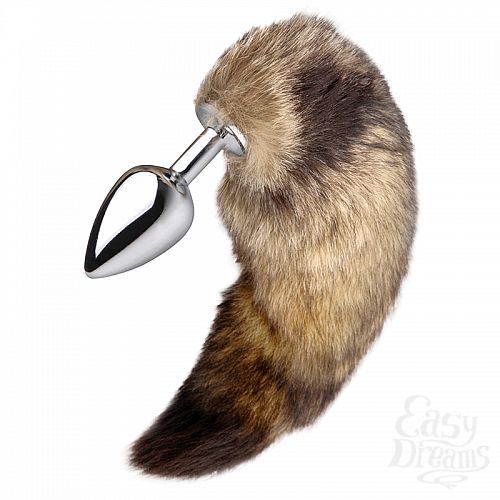  2        Master Series Untamed Fox Tail Anal Plug - 9 .