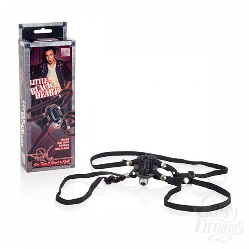 Фотография 2:  Вибростимулятор на резинках Little Black Heart Фотография 2  Вибростимулятор на резинках Little Black Heart