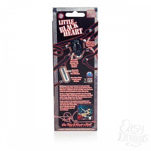 Фотография 4:  Вибростимулятор на резинках Little Black Heart Фотография 4  Вибростимулятор на резинках Little Black Heart