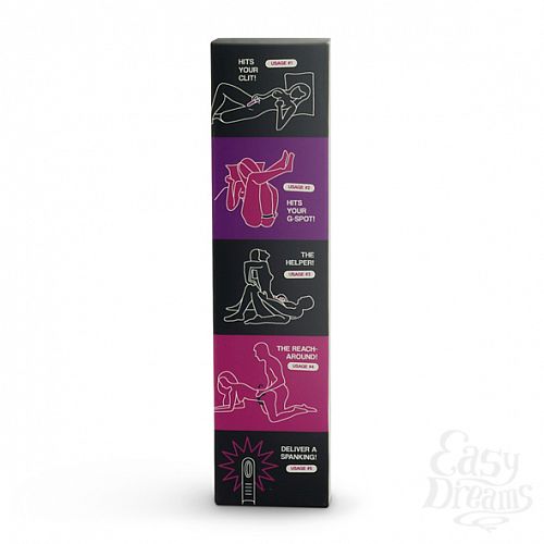 12   Slaphappy Black Bendable 5 in 1 Vibrator, 