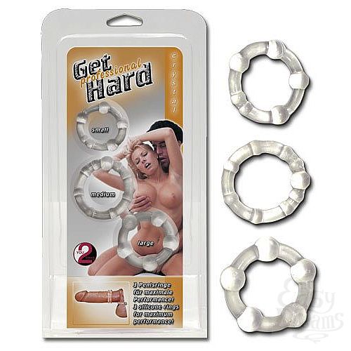 Фотография 1:  Набор из трех эрекционных колец различного диаметра Фотография 1:  Набор из трех эрекционных колец различного диаметра