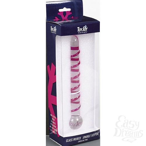 Фотография 2:  Фаллос стеклянный (Toy Joy 9153) Фотография 2  Фаллос стеклянный (Toy Joy 9153)