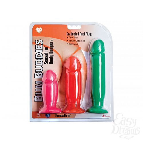  4      TLC^ Bum Buddies Booty Bumpers, 15,75 ., 12 ., 9 , 