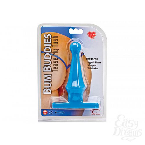  2    TLC^ Bum Buddies Tease My Tush, Advanced Silicone Anal Plug, 13,2 , 