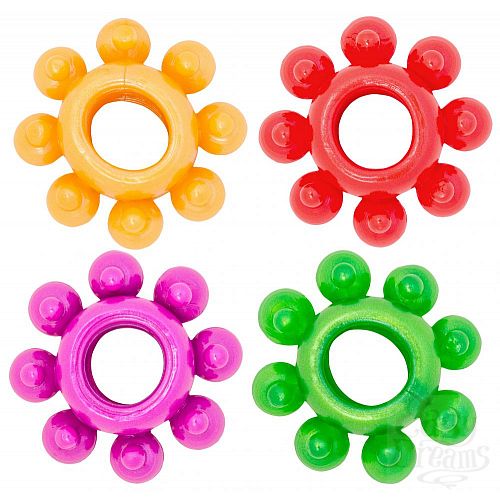 Фотография 1:  Эрекционное кольцо LOLA bubbles с шишечками Фотография 1:  Эрекционное кольцо LOLA bubbles с шишечками