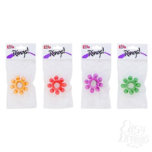 Фотография 2:  Эрекционное кольцо LOLA bubbles с шишечками Фотография 2  Эрекционное кольцо LOLA bubbles с шишечками