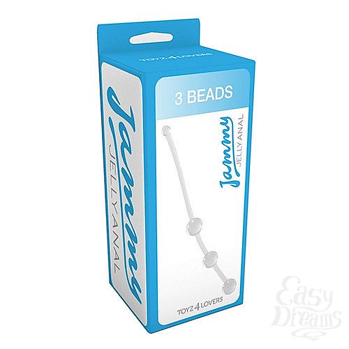  2    JAMMY JELLY ANAL 3 BEADS  T4L-700718