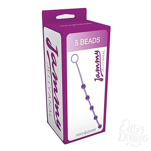  2    JAMMY JELLY ANAL 5 BEADS  T4L-700723