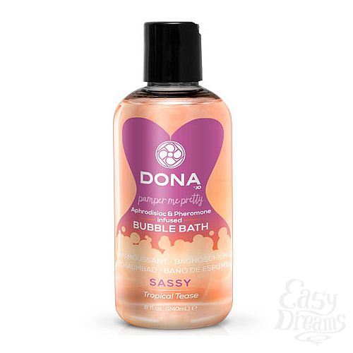  1:     DONA Bubble Bath Sassy Aroma: Tropical Tease 240 