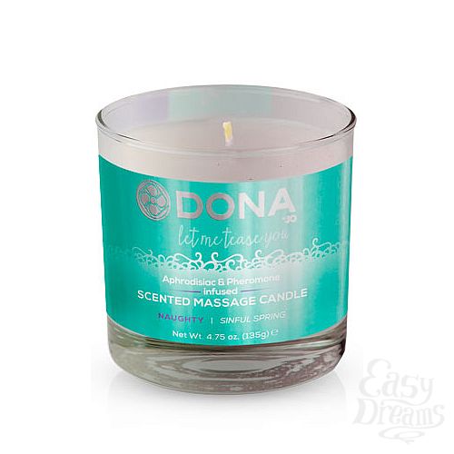  1:    DONA Scented Massage Candle Naughty Aroma: Sinful Spring 135 
