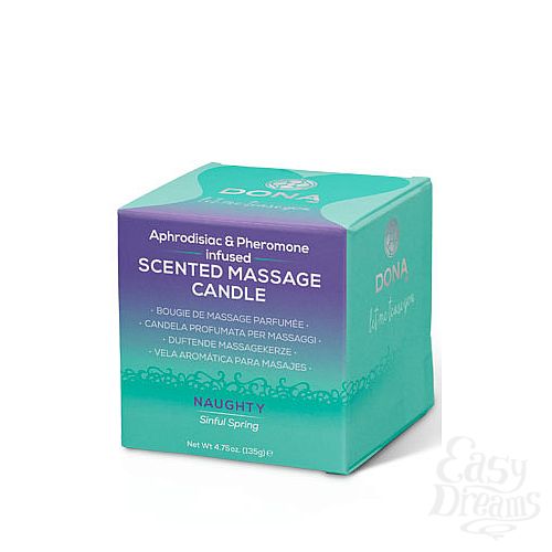  2    DONA Scented Massage Candle Naughty Aroma: Sinful Spring 135 