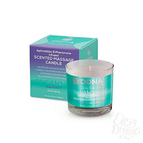  3    DONA Scented Massage Candle Naughty Aroma: Sinful Spring 135 