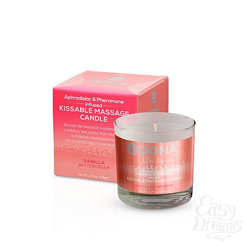  3     DONA Kissable Massage Candle Vanilla Buttercream 135 