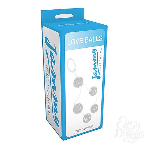  2     JAMMY JELLY ANAL LOVE BALLS CRYSTALL - 40 .