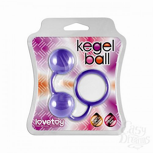 Фотография 2:  Фиолетовые вагинальные шарики Kegel Ball Фотография 2  Фиолетовые вагинальные шарики Kegel Ball
