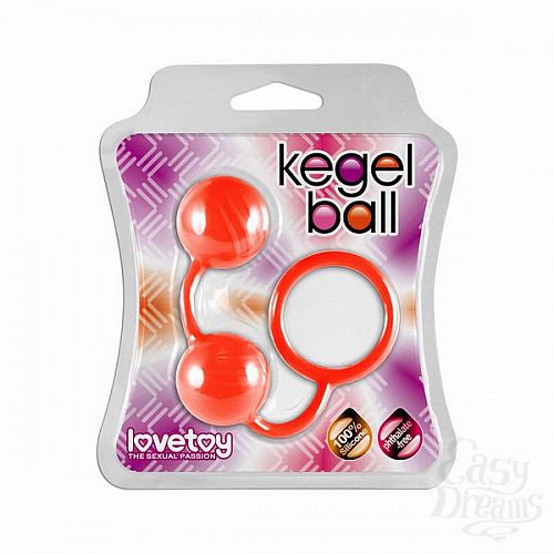Фотография 2:  Оранжевые вагинальные шарики Kegel Ball Фотография 2  Оранжевые вагинальные шарики Kegel Ball