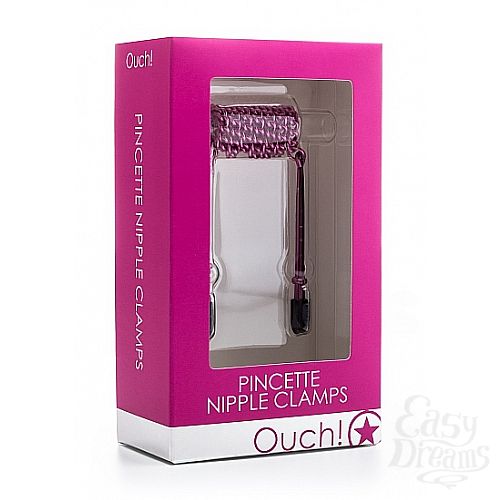 Фотография 2:  Стимулятор для сосков Pincette Pink SH-OU078PNK Фотография 2  Стимулятор для сосков Pincette Pink SH-OU078PNK