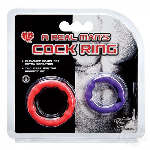 Фотография 2:  Набор из двух эрекционных колец TLC A Real Man s Cock Ring Фотография 2  Набор из двух эрекционных колец TLC A Real Man s Cock Ring