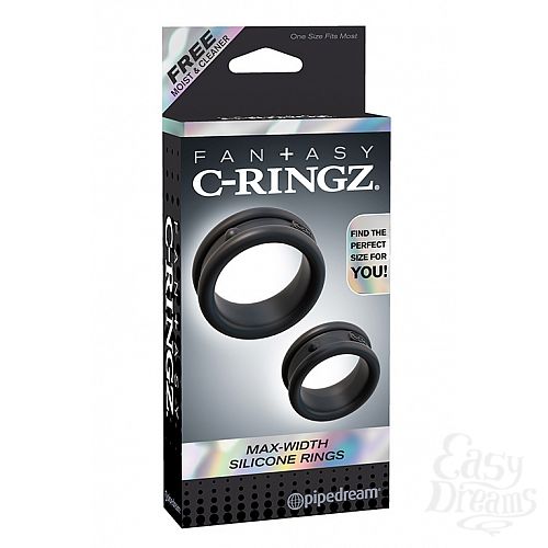  1:    2-   Max-Width Silicone Rings 