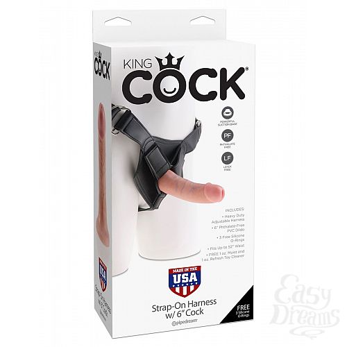  8   Strap-on Harness Cock - 15,2 .