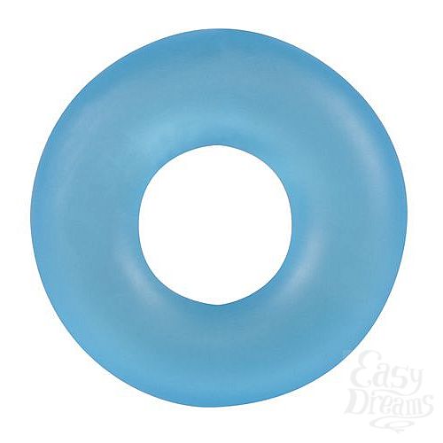 Фотография 1:  Голубое эрекционное кольцо Stretchy Cockring  Фотография 1:  Голубое эрекционное кольцо Stretchy Cockring